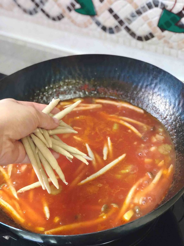 Noodle Fish in Sour Soup recipe