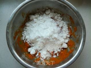 Pumpkin Glutinous Rice Cheese Heart Ball recipe
