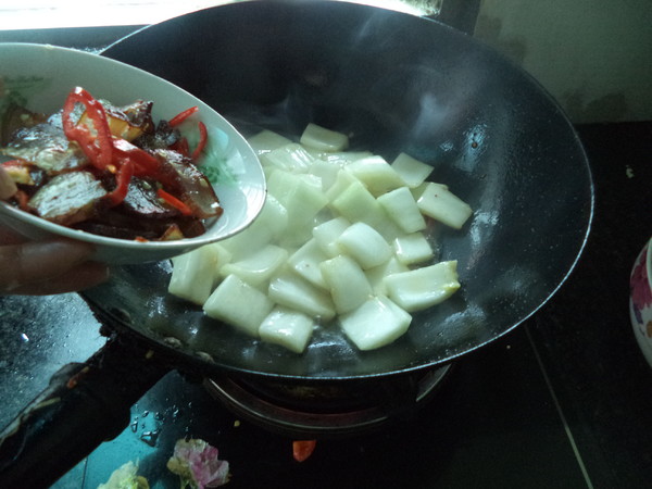 Chinese Cabbage Roasted Pork recipe