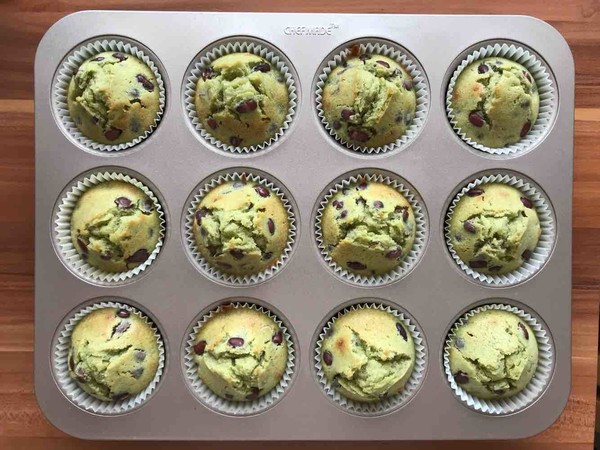 Matcha Red Bean Muffin recipe