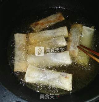 Red Bean Paste Spring Rolls recipe