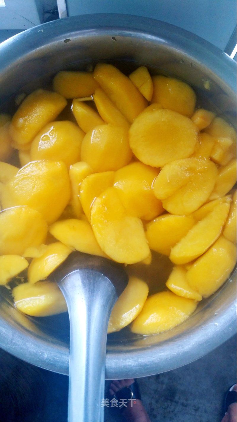 Canned Yellow Peach recipe