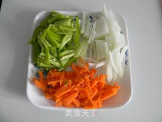 Vegetarian Stir-fried Pimple recipe