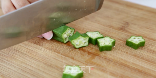 Super Tender Okra Steamed Egg recipe