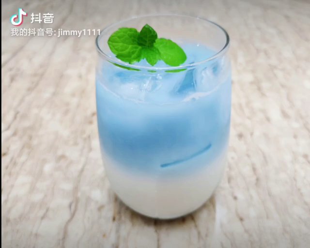 Sky City ~ Butterfly Pea Flower Milk recipe