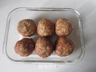 Meat Ball with Soy Sauce recipe