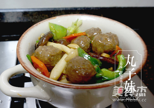 Mushroom Meatballs with Oyster Sauce recipe