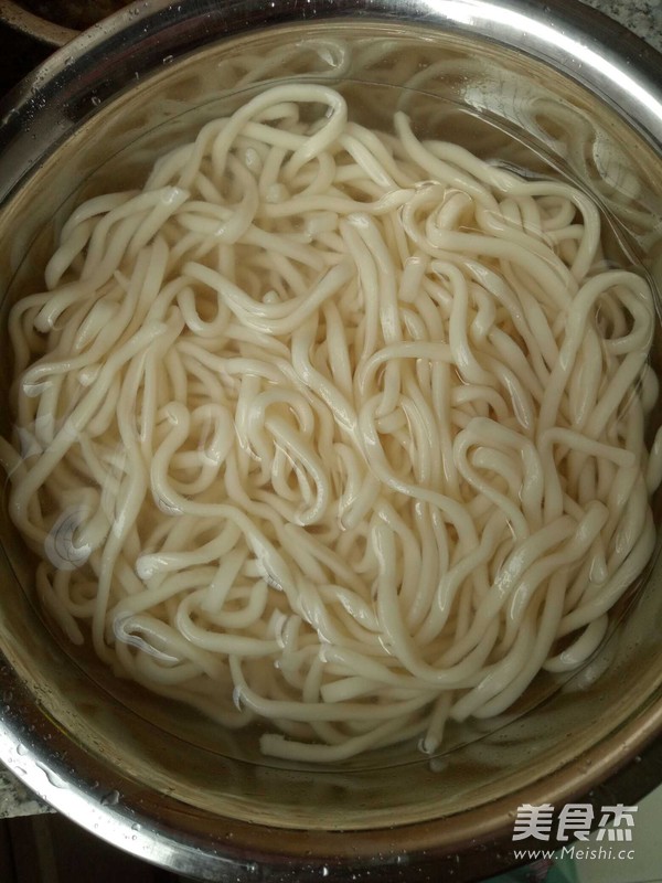 Northeast Homemade Fried Noodles recipe