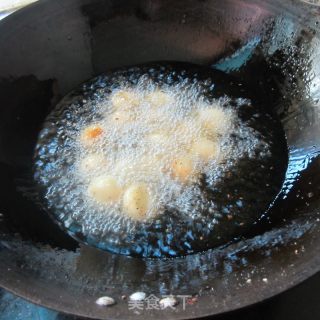 Fried Sweet Potato Glutinous Rice Balls recipe