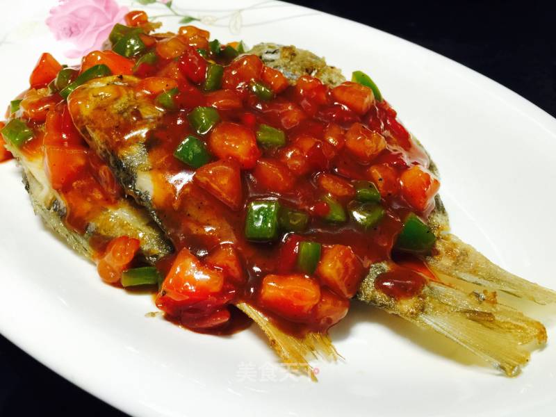 Sweet and Sour Pomfret recipe