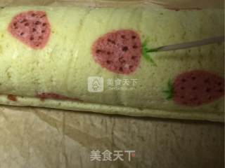 Strawberry Chiffon Cake Roll recipe
