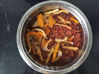 Sweet Red Bean Soup with Tangerine Peel recipe