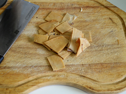 Dried Squid with Vegetable Pepper recipe