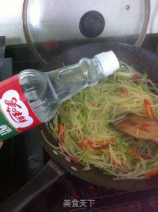 Hot and Sour Potato Shreds recipe