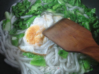 Duck Egg and Cabbage Boiled Potato Vermicelli recipe