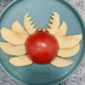 Fruit Platter Creative Children's Arrangement of Strawberries 🍓 Apple Swan recipe