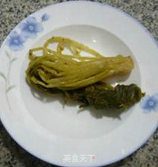 Stir-fried Lentils with Pork with Pickled Vegetables recipe