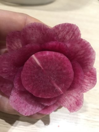 Teach You How to Carve Radish Flowers (straight Rose recipe