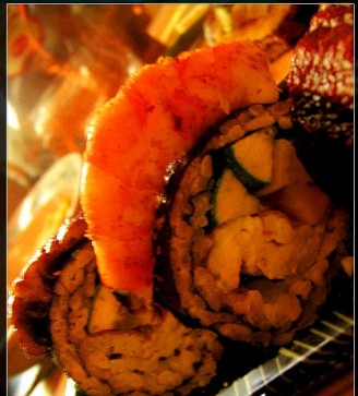 Eel Fried Shrimp Sushi recipe