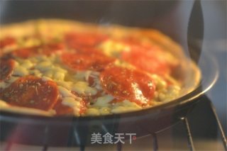 [tomato Recipe] Enjoy Pizza Hut's Delicious Pizza Series at Home-beef Sausage Pizza recipe