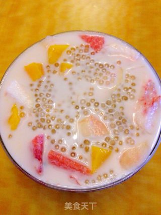 Coconut Milk Sago Fruit Fish recipe