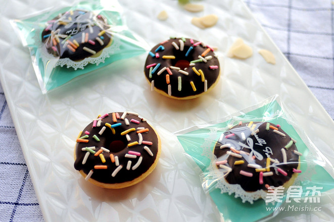 Colorful Chocolate Mini Donuts recipe