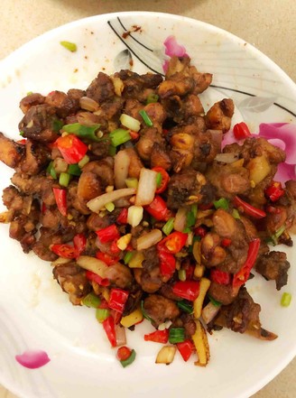 Spicy Chicken (no Dry Chili) recipe