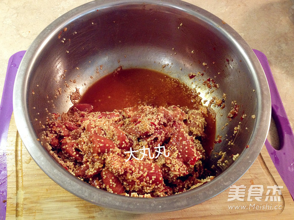 Millet Steamed Beef recipe