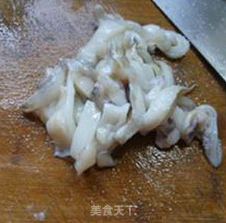 Fried Squid with Bamboo Shoots and Dried Vegetables recipe