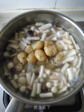 Meatballs and Mushroom Soup recipe