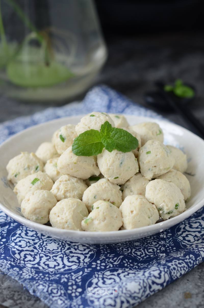 Boiled Chicken Meatballs recipe