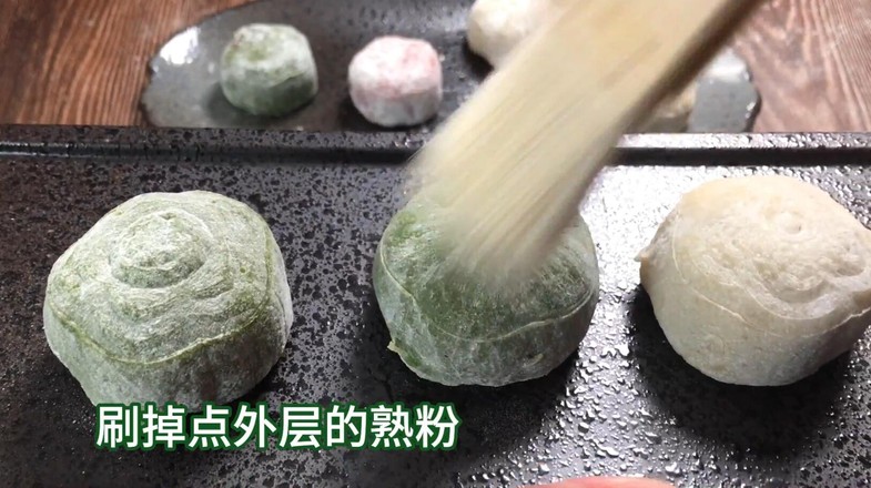 Three-color Snowy Mooncakes, Make Them with Your Children, They are Soft and Delicious recipe