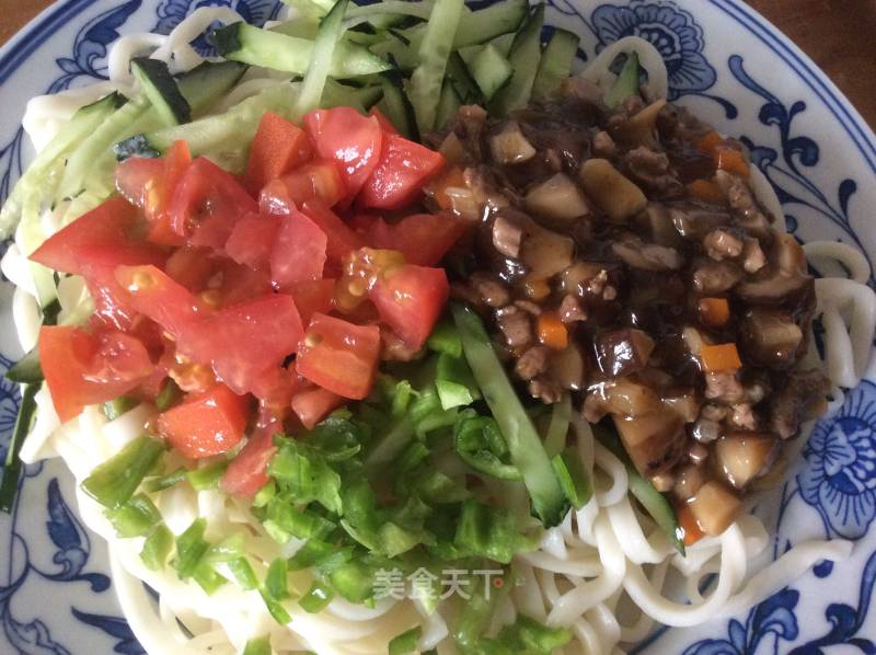 Noodles with Mushroom Beef and Beef recipe
