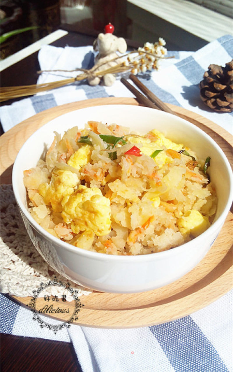 Spicy Egg Stir-fry recipe