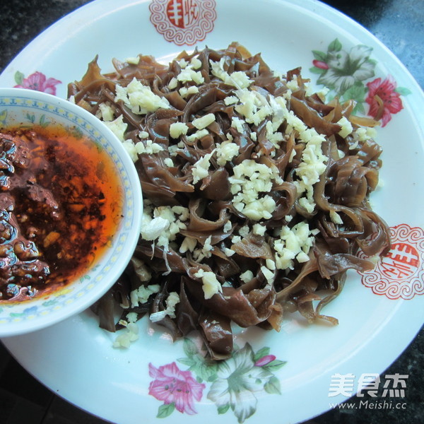 Garlic Marinated Fungus recipe