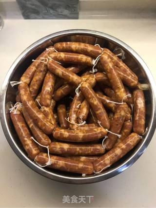 Homemade Black Pepper Flavored Crispy Sausage recipe