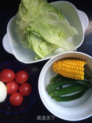 Seasonal Vegetables Assembled Eggs recipe
