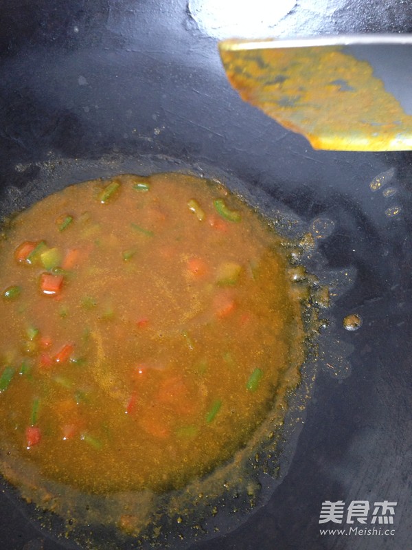 Curry Bean Curd Meat Roll recipe