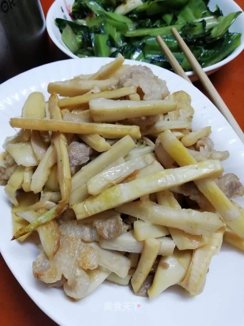 Fried Pork with Bamboo Shoots recipe