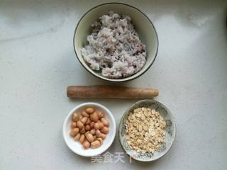 Yam Oatmeal Peanut Rice Porridge recipe