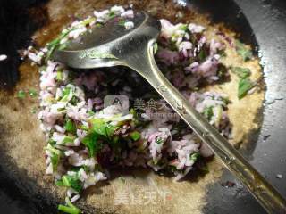 Fried Rice with Red Amaranth recipe