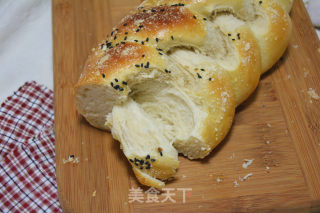 #trust之美#chinese Four-strand Braided Bread recipe