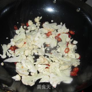 Vegetarian Stir-fried Cauliflower recipe