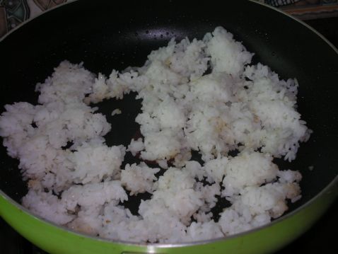 Fried Rice with Taro and Shrimp recipe