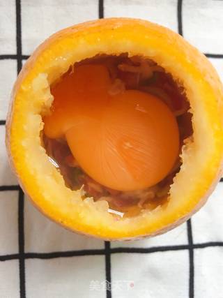 Orange Steamed Egg recipe