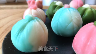 Snowy Mooncake-imitate Wagashi Shape recipe