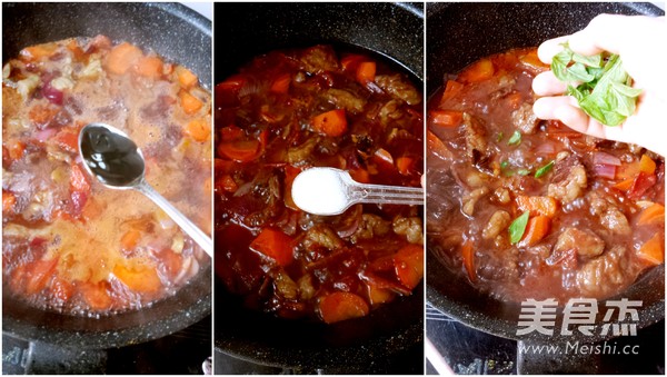 Stewed Beef Brisket with Red Wine Tomato recipe