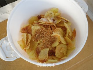 Spicy Potato Chips recipe