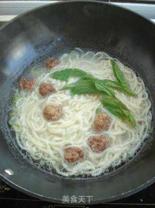 Meatball Noodle Soup recipe