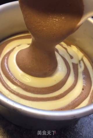 Zebra Print Chiffon Cake recipe